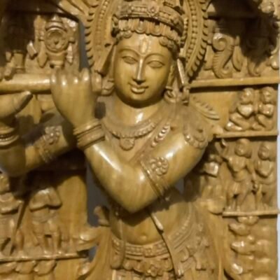 Beautiful hand carved Hoysala style Krishna